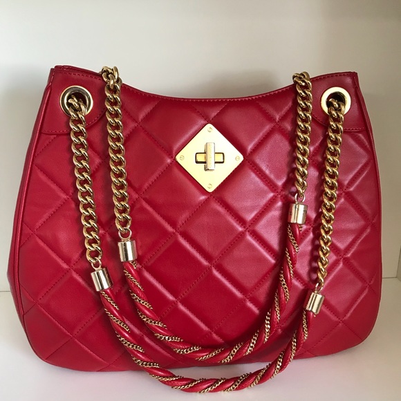 Moschino Handbags - Moschino quilted leather bag